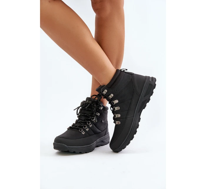 Ocieplane Buty Trekkingowe Męskie Lee Cooper LCJ-24-03-3034M Czarne Ocieplane Buty Trekkingowe Męskie Lee Cooper LCJ-24-03-3034M Czarne