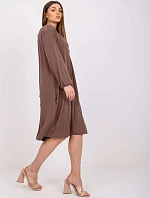 Dámske šaty Dress-EM-SK-604.10P-hnedá