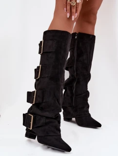 Topánky na podpätku model 217203 Krok vo veľkom štýle