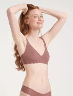 Dámska podprsenka ZERO Microfibre 2.0 Soft bra - CACAO - hnedá 1141 - SLOGGI