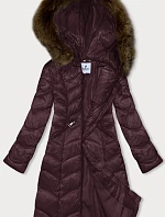 Dámska prechodná prešívaná bunda Glakate bordová (LU-2201)