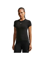 Nike Sportswear Chill Knit dámske čierne tričko FV5508 010