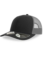 Atlantis Headwear Bryce 6-panelová truckerová čiapka 33.0102 čierna/tmavošedá Atlantis Headwear Bryce 6-panelová truckerová čiapka 33.0102 čierna/tmavošedá