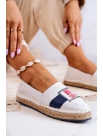 Dámské slipon espadrilky Big Star model 21580397 bílá a tmavě modrá - Big Star Shoes
