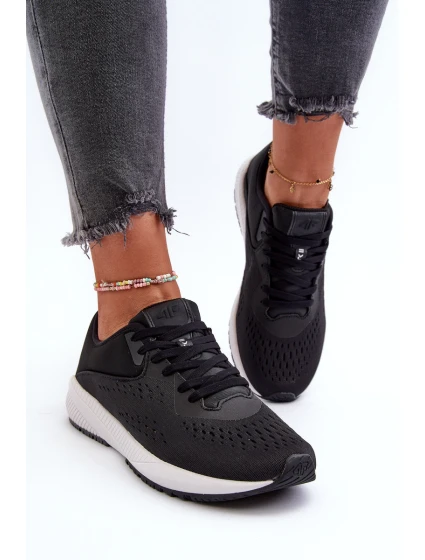 Buty Sportowe Damskie 4F 4FRSS24FSPOF056 Czarne Buty Sportowe Damskie 4F 4FRSS24FSPOF056 Czarne