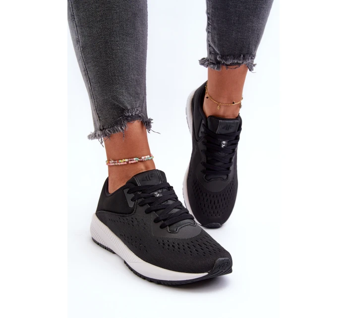 Buty Sportowe Damskie 4F 4FRSS24FSPOF056 Czarne Buty Sportowe Damskie 4F 4FRSS24FSPOF056 Czarne