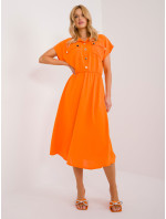 Sukienka DHJ SK 19002.31 pomarańczowy