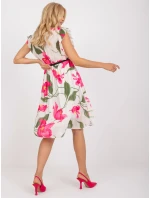 Sukienka DHJ SK jasny beżowy model 21110865 - FPrice Sukienka DHJ SK jasny beżowy model 21110865 - FPrice