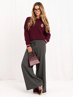 Sweter PM SW J02.16 bordowy