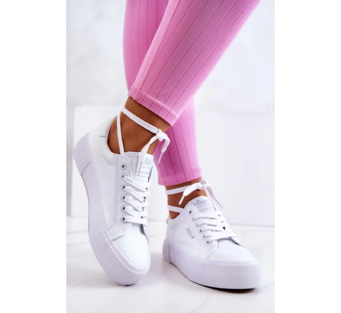 Tenisky na platforme Lee Cooper LCW-22-31-0884L White