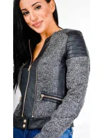 Dámská  bunda s zdobením Zelená model 15042442 - Cindy.H