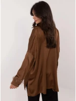 Dámska košeľa DHJ KS 16879.37 Tmavo hnedá - FPrise