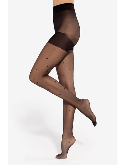 BODY PLUS SIZE model 20984120 02 VZOROVANÉ PUNČOCHÁČE - Gatta