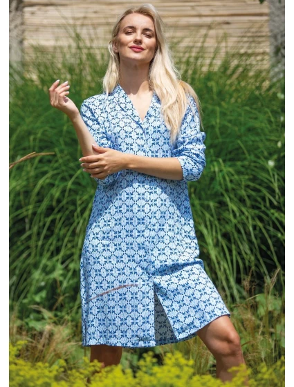 Košeľa Key LND 721 B25 Viskóza 3/4 S-XL bez gombíkov