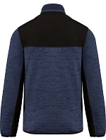 WK WK 9108 Pánska pracovná pletená fleecová bunda 20.9108 námornícka melírovaná/čierna WK WK 9108 Pánska pracovná pletená fleecová bunda 20.9108 námornícka melírovaná/čierna