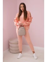 Sada mikiny s mašlí na rukávech a model 19747412 - K-Fashion Sada mikiny s mašlí na rukávech a model 19747412 - K-Fashion