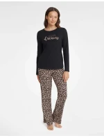 Dámské pyžamo Gino model 21899844 Černá - HENDERSON LADIES