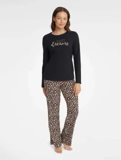 Dámske pyžamo Gino 40935-99X Čierna - Henderson Ladies