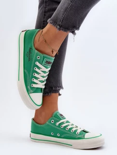 Dámske tenisky Big Star - zelené