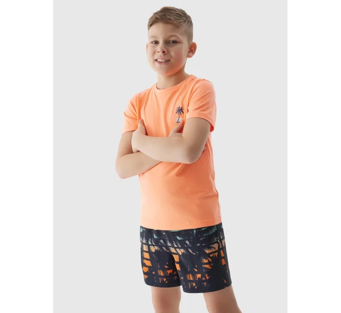 Chlapčenské plážové šortky 4F - pestrofarebné