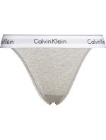 Dámske brazilky Tanga Modern Cotton 000QF4977A020 šedá - Calvin Klein