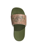 Dětské žabky / nazouváky Adilette Comfort Jr model 21080753 Zelená s hnědou - ADIDAS Dětské žabky / nazouváky Adilette Comfort Jr model 21080753 Zelená s hnědou - ADIDAS