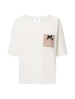 Dámske pyžamo Eliza Ecru s béžovou - Momenti Per Me