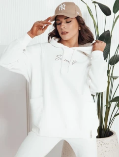 Dámská mikina bílá model 21975394 - Dstreet