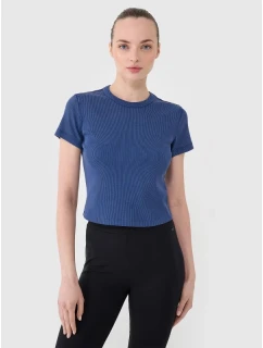 Dámské žebrované tričko model 21436864 - 4F