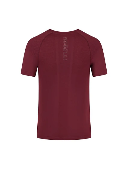 Rogelli koszulka do biegania ESSENTIAL bordowa 2XL