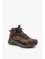 Męskie Buty Trekkingowe Ocieplane Zielone Big Star MM174333