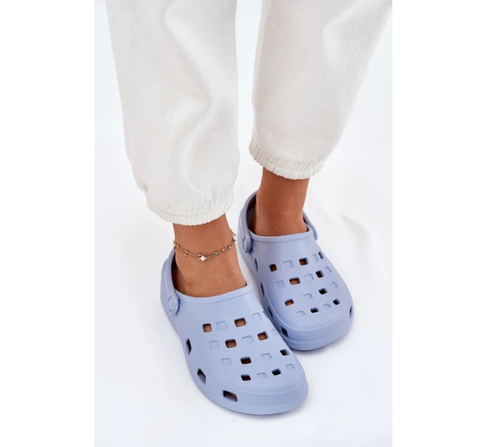 Klapki Damskie Piankowe LEMIGO 806 Niebieskie