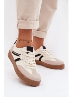 Dámské nízké tenisky černo-bílé Denelisse