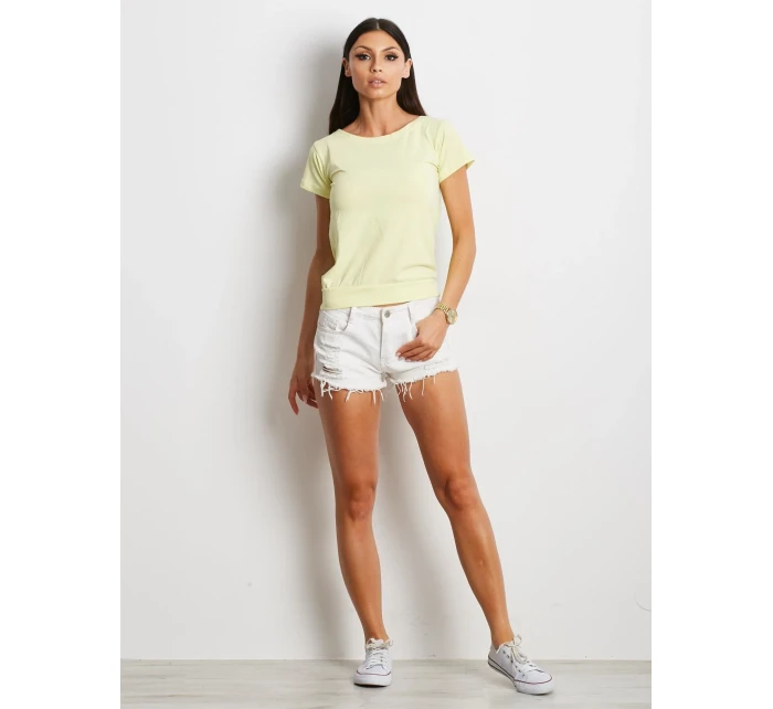 Tričko CZ BZ 1529.00 svetlo žltá