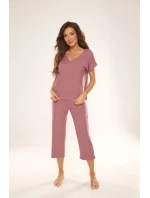 Pyžamo Freya 694 Berry - De Lafense Pyžamo Freya 694 Berry - De Lafense