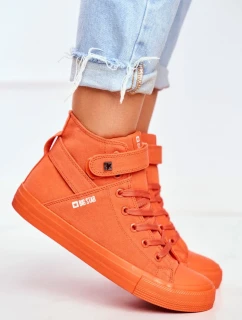 Women's High Sneakers Big Star Orange