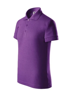 Detská polokošeľa Pique fialová