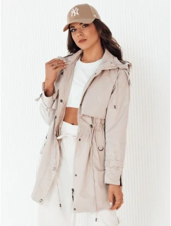 Dámska prechodná bunda parka BRENS ecru FashionStreet TY4229