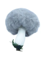 Dekoratívny prívesok hríb 8x12CM sivý