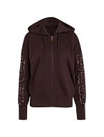 Dámska mikina adidas Seasonal Essentials Animal Print 3-Stripes Full-Zip Hooded, hnedá, KV9299 Dámska mikina adidas Seasonal Essentials Animal Print 3-Stripes Full-Zip Hooded, hnedá, KV9299