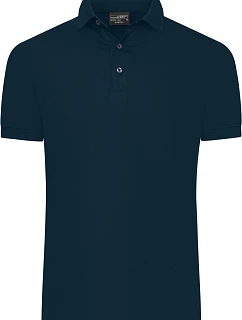 JN Pánské Slim Fit žerzejové polo 02. navy model 22531320 - Daiber