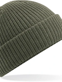 B  pletená čepice s manžetou 53.0 olive green model 22433430 - Beechfield