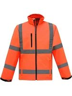 09 HiVis softshellová bunda hi vis orange model 22501955 - Yoko