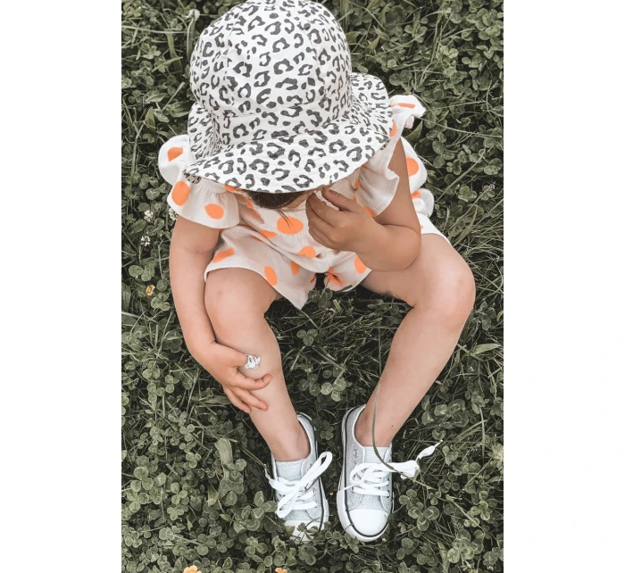 Dziecięce Brokatowe Trampki Srebrne Bling-Bling