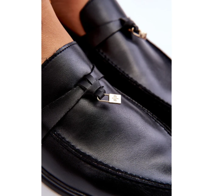 Klasyczne Mokasyny Damskie Czarne Cortez