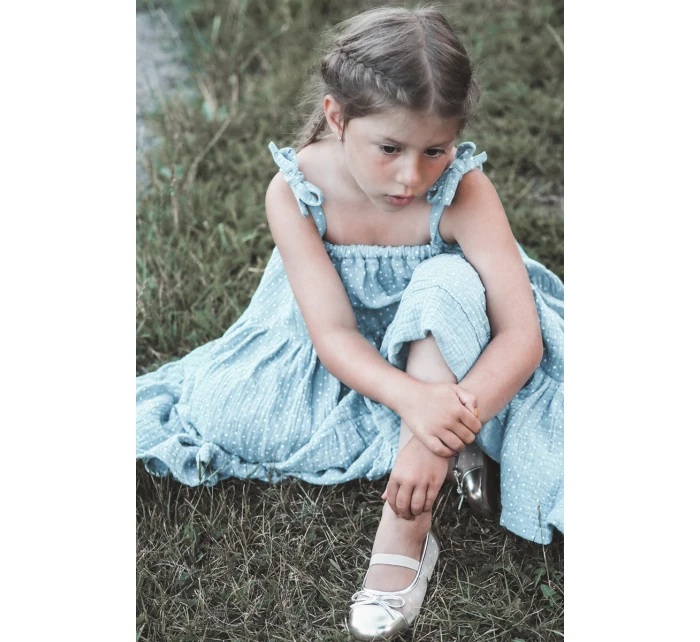 Dětské s mašlí Zlaté model 21663116 - Boto