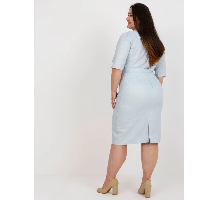 Sukňa LK SD 506697.95 svetlo modrá Sukňa LK SD 506697.95 svetlo modrá