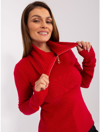 Sweter PM SW R3634.99 czerwony