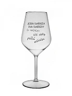 SVAŘÁČEK - číry nerozbitný pohár na víno 470 ml