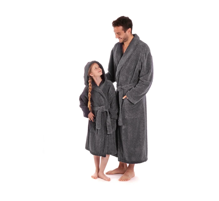 Župan unisex Athena 2116 Dark grey - Vestis Župan unisex Athena 2116 Dark grey - Vestis